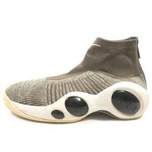 Nike Air Flight Bonafide Flyknit Sneakers - Men's Size 10.5 - Tan